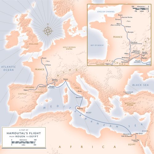 The Convert' mediaeval Europe map illustration