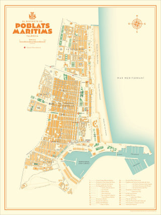 Diseño del Mapa de Poblados Marítimos de Valencia