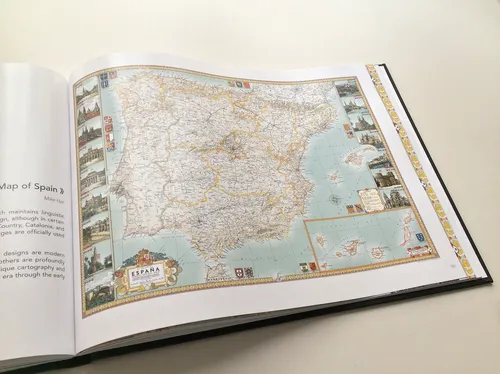 Vivid Detail Map of España