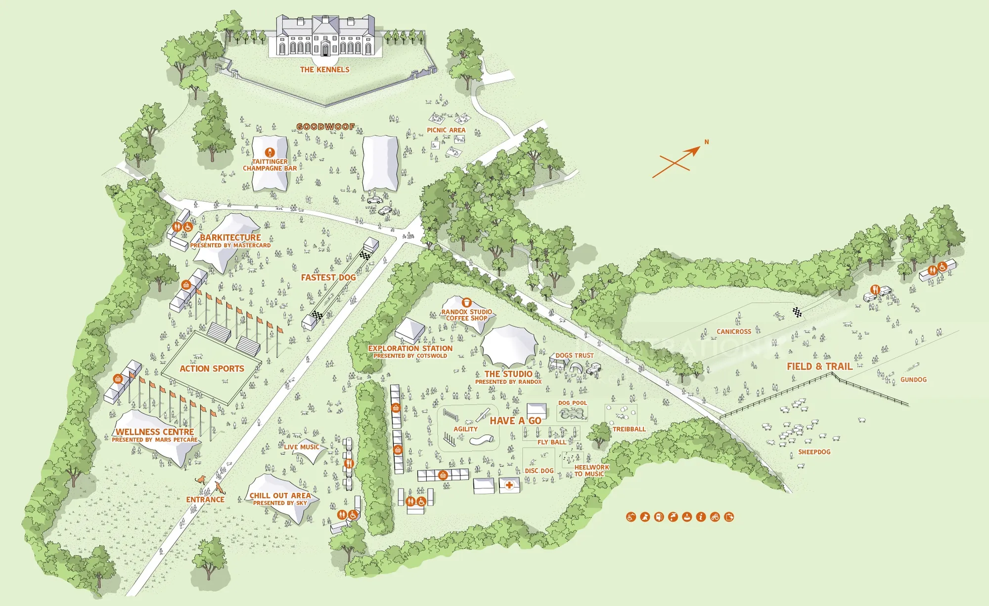 Chessington World of Adventures resort guide map