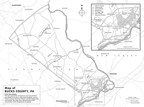 Pennsylvania township map showing local layout and boundaries
