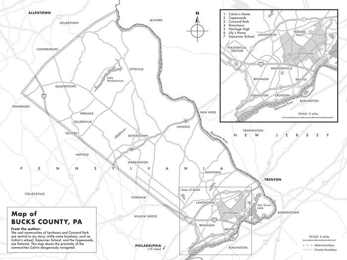 Pennsylvania township map showing local layout and boundaries