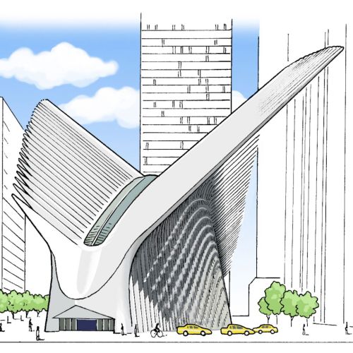 Calatrava's World Trade Center Transportation Hub