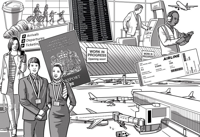 Gatwick Airport Terminal services illustration