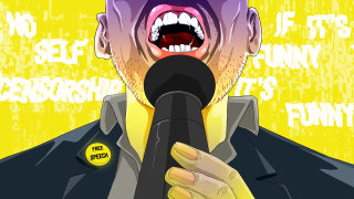 Man speech illustration