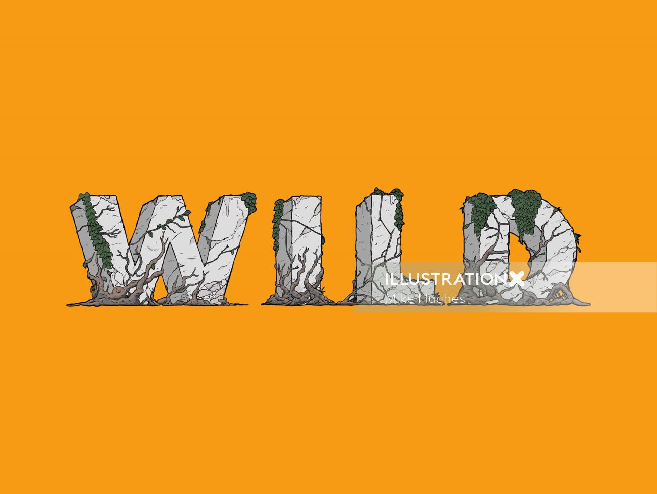 Wild typography