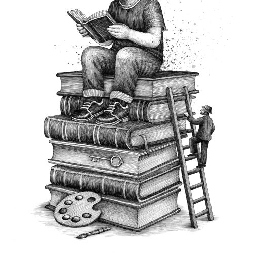 Miosis Studio schwarz/weiß Illustrator from Netherlands