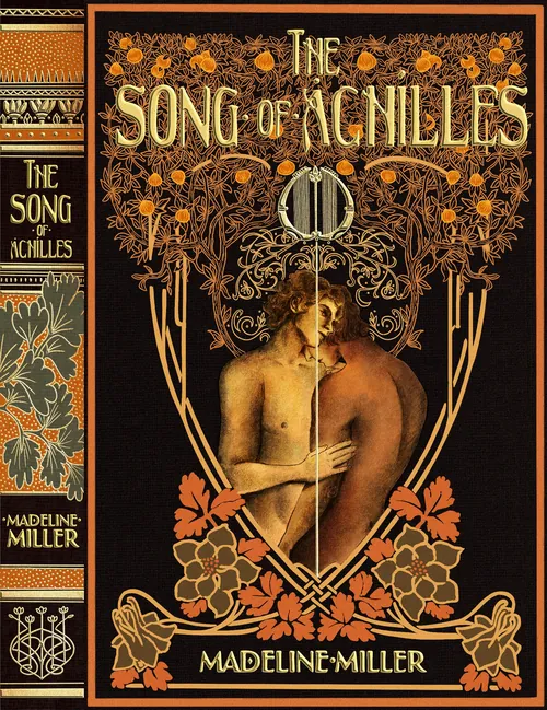 The Song of Achilles cover lettering by Misha Chernov