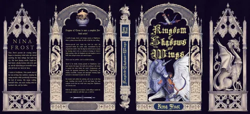 Misha Chernov dust jacket for Kingdom of Shadows and Wings