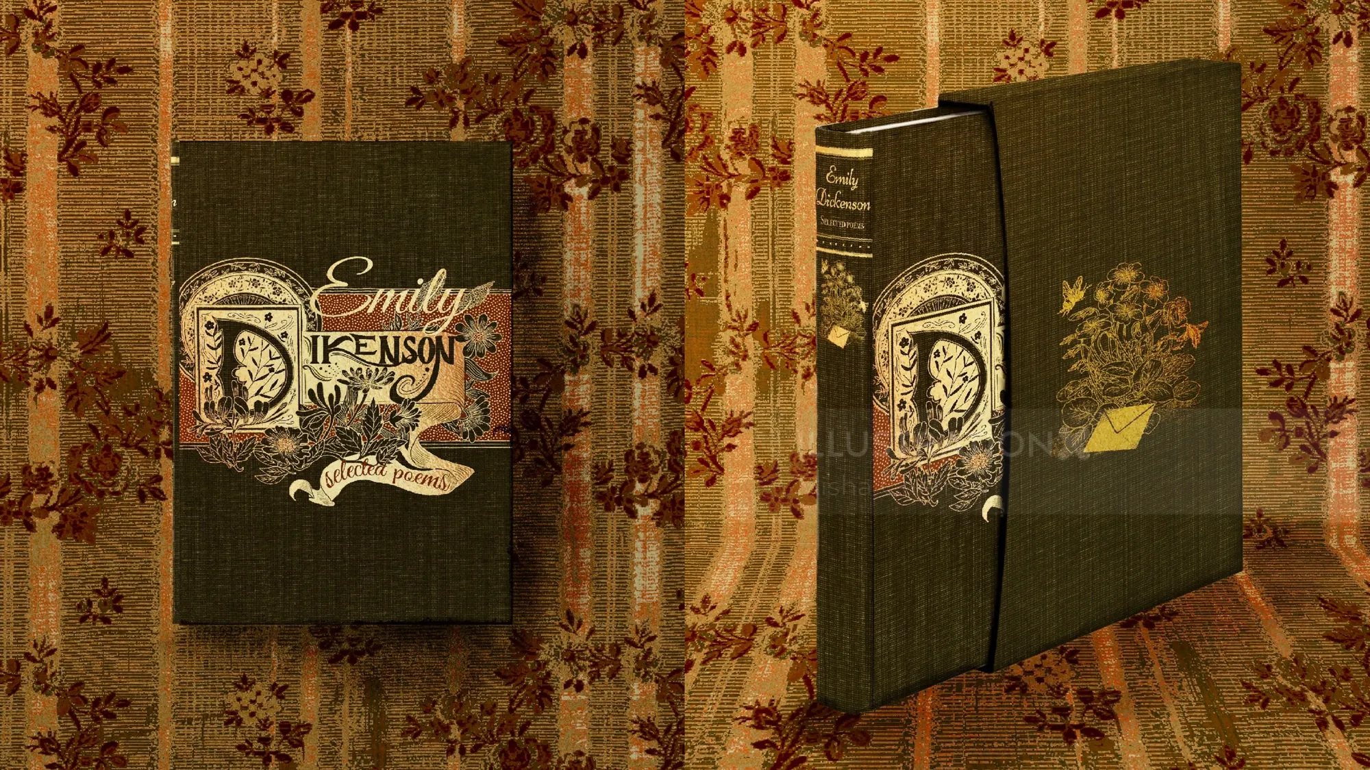 Étui pour recueil de poésie d'Emily Dickinson conçu par Misha Chernov