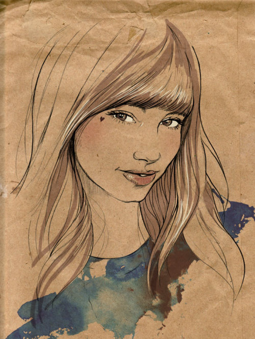 Illustration de Laura Claire par Miss Led