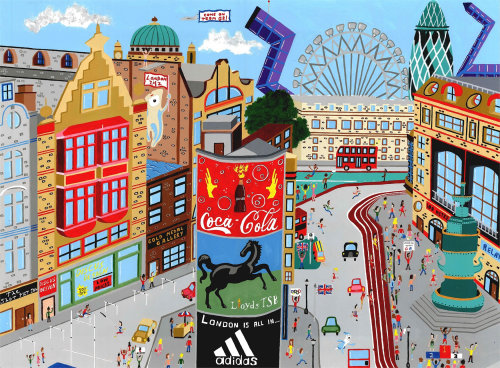 painting of the London 2012 Olympics