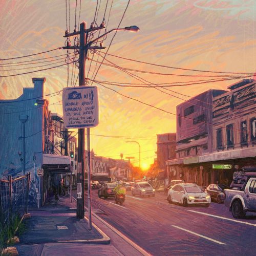 Enmore Sunset print for sale