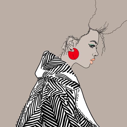Montana Forbes International fashion illustrator. London