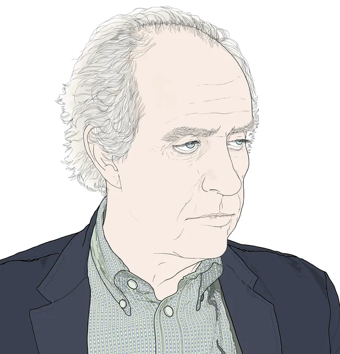 Illustration of historian Alastair Hamilton by Montana Forbes