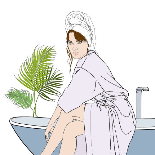 Montana Forbes International fashion illustrator. London