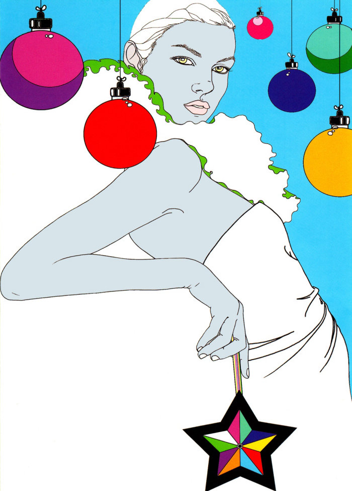 Female fashion illustration by Montana Forbes