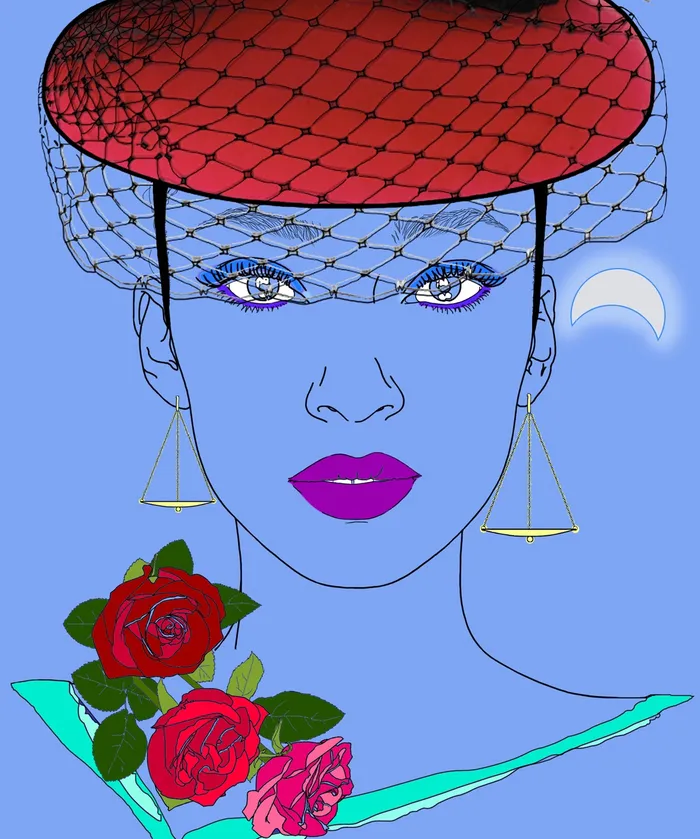 Woman fashion illustration by Montana Forbes