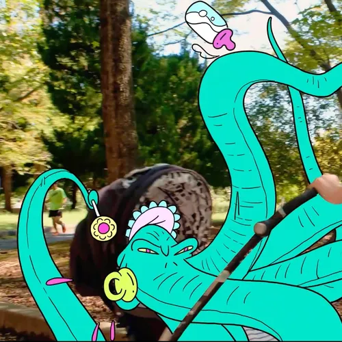 TV ident baby cthulu animation
