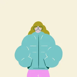 conceptual 2d animation of rain