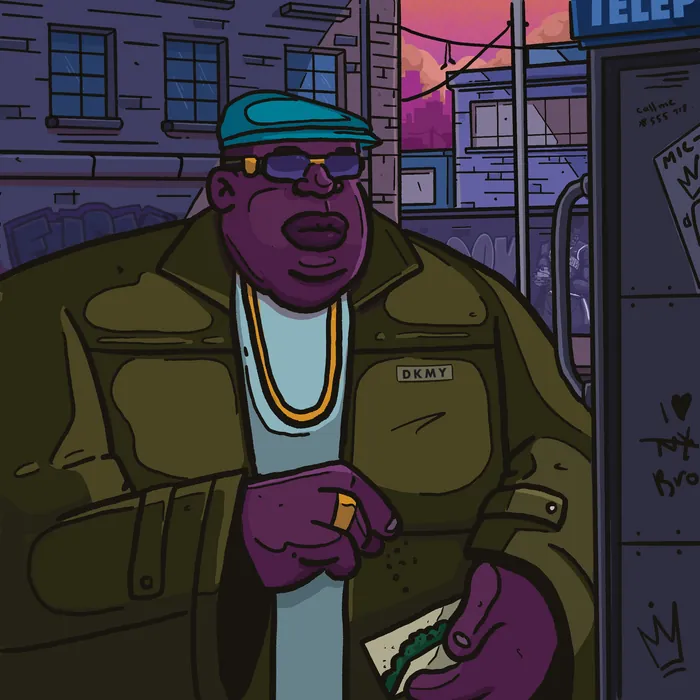 Portrait of a man in green jacket and hat in a city street by Mpumelelo Bhengu