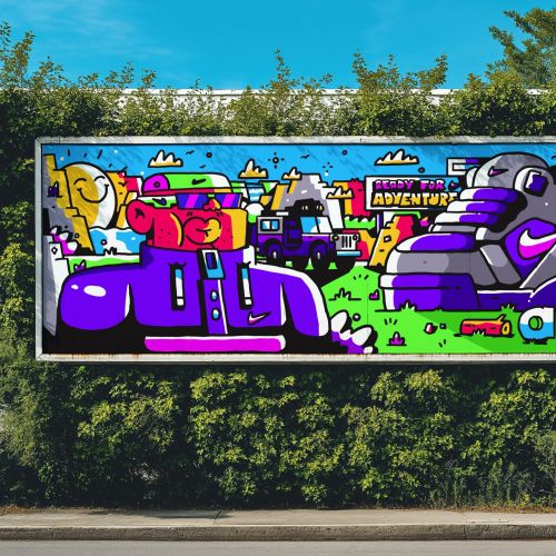 Bright Nike ACG outdoor billboard artwork by Mpumelelo Bhengu