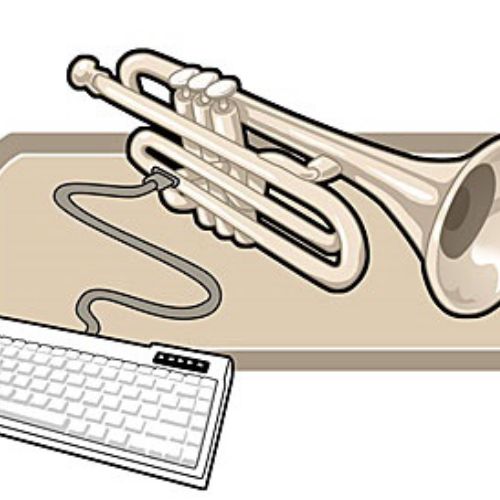 Illustration of Keyboard Trompete
