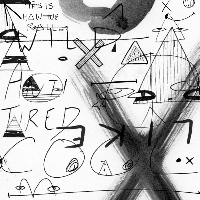 Graphic art of shapes