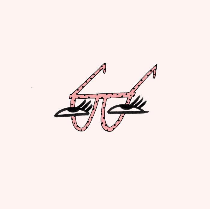Graphic eye glasses