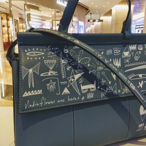 Graphic art on a bag