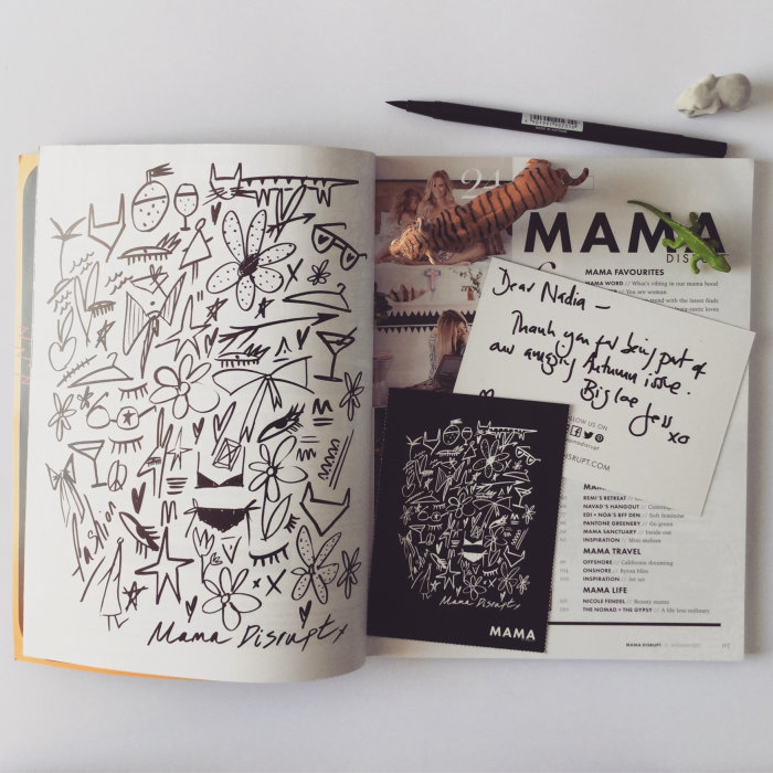 Black & White scribbles book page
