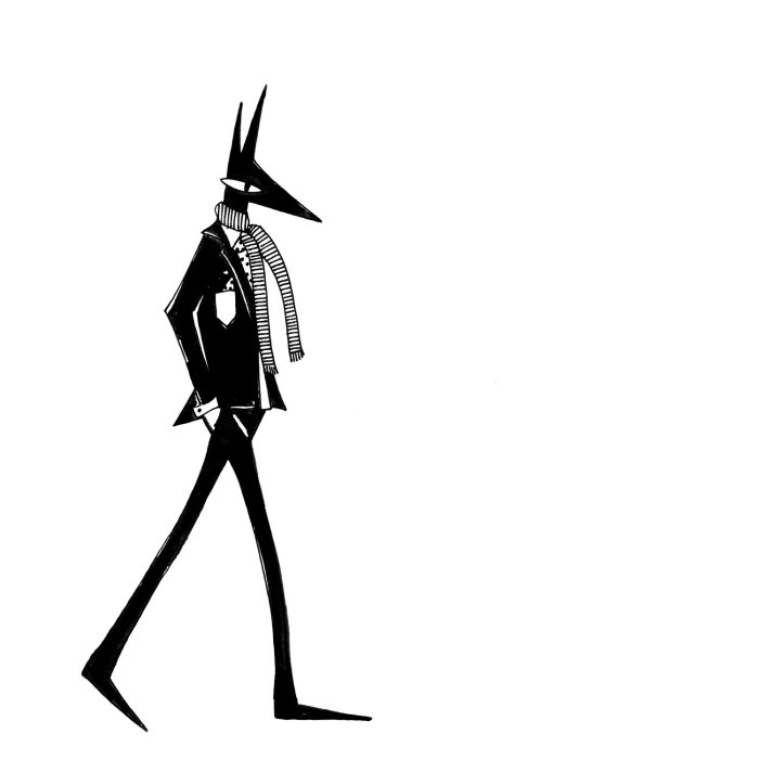 Black & White Fashion costume
