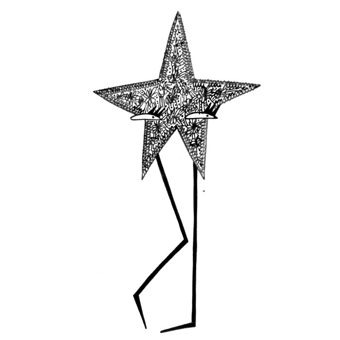 Graphic star shape