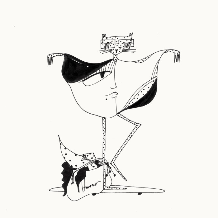 Black and White character