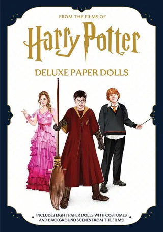 Harry Potter paper dolls with costumes and props from the films