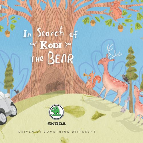 Book Cover in the search of Kodi Bear