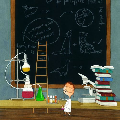 Science and education illustration