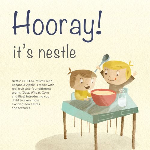An Illustration For Nestle Cerelac Ad