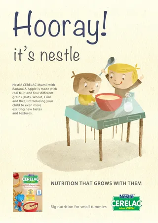 An Illustration For Nestle Cerelac Ad