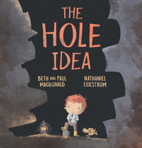 Ilustração da capa do livro da ideia do buraco
