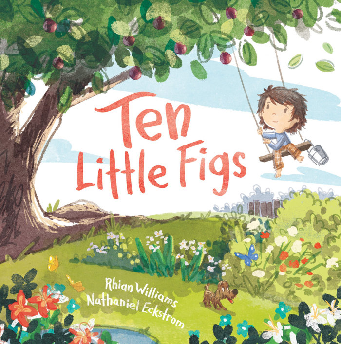 Book cover design of Ten Little Figs for Walker Books