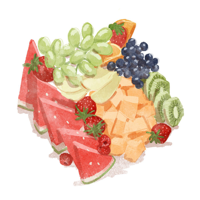 Nourriture et boissons fruits frais