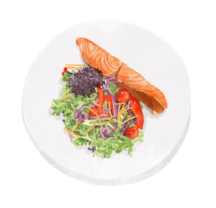 Food & drink salmon salad
