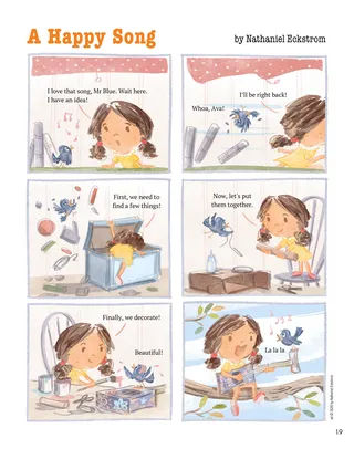 Story board for Ladybug Magazine.