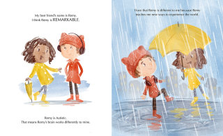 A children's book about a best friend, Remy, who is autistic