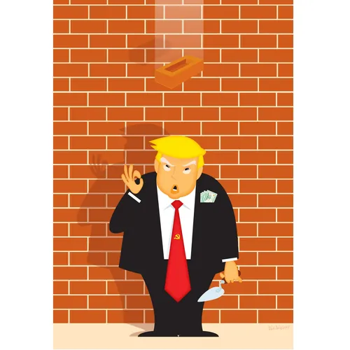 Digital Illustration poltical sarcasm
