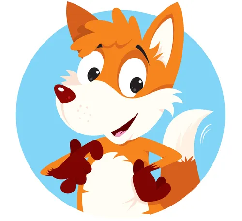 Graphic art of Fox
