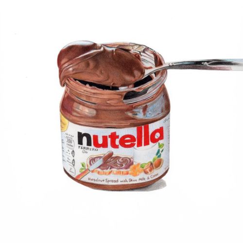 Realistic Illustration Of Nutella Jar