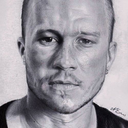 Heath Ledger portrait