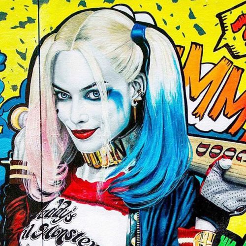 Harley Quinn played by Margot Robbie portrait